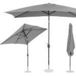 10250543 parasol ogrodowy prostokatny uchylny z korbka 200 x 300 cm ciemnoszary ean 4062859088321 hurtownia sklep