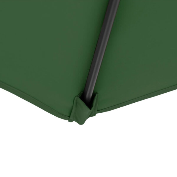 Parasol ogrodowy na wysięgniku kwadratowy 250 x 250 cm zielony 2 10250545 10