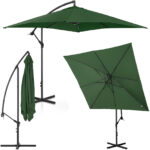 10250545 parasol ogrodowy na wysiegniku kwadratowy 250 x 250 cm zielony ean 4062859088345 hurtownia sklep