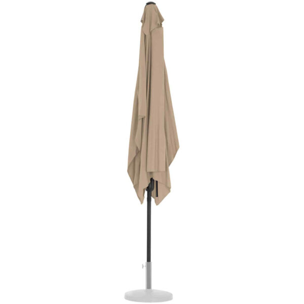 Parasol ogrodowy prostokątny uchylny z korbką 200 x 300 cm szarobrązowy 7 10250547 5