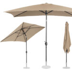 10250547 parasol ogrodowy prostokatny uchylny z korbka 200 x 300 cm szarobrazowy ean 4062859088369 hurtownia sklep