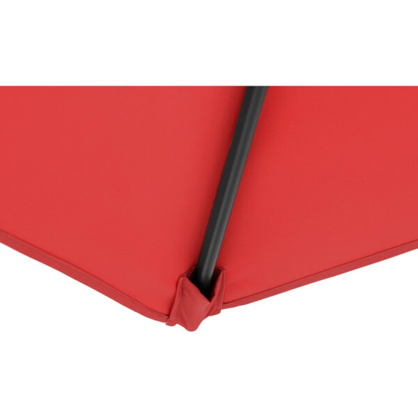 Parasol ogrodowy okrągły duży uchylny z korbką śr. 300 cm czerwony 10 10250551 9