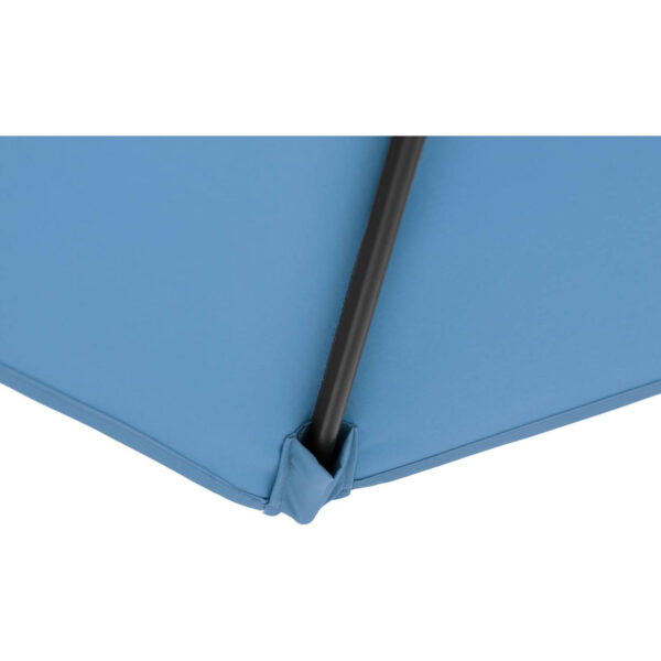 Parasol ogrodowy okrągły duży uchylny z korbką śr. 300 cm niebieski 10 10250559 9
