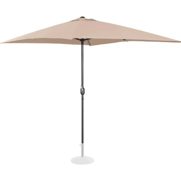 Parasol ogrodowy prostokątny z korbką 200 x 300 cm kremowy 2 10250564 2