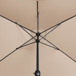 Parasol ogrodowy prostokątny z korbką 200 x 300 cm kremowy 15 Parasol ogrodowy prostokątny z korbką 200 x 300 cm kremowy - obrazek 6