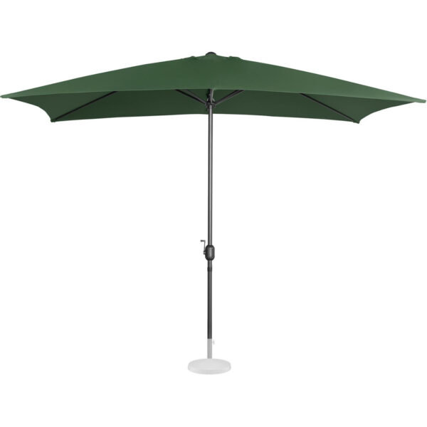 Parasol ogrodowy prostokątny z korbką 200 x 300 cm zielony 3 10250571 3