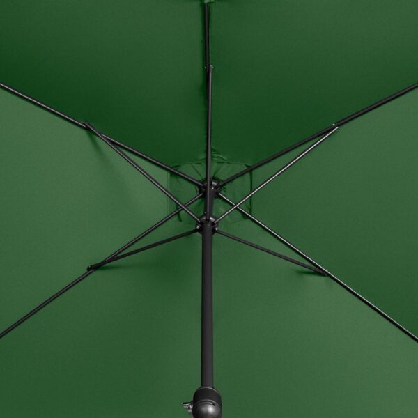 Parasol ogrodowy prostokątny z korbką 200 x 300 cm zielony 5 10250571 5