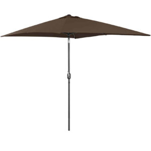 Parasol ogrodowy prostokątny uchylny z korbką 200 x 300 cm brązowy 15 Parasol ogrodowy prostokątny uchylny z korbką 200 x 300 cm brązowy - obrazek 5