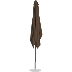 Parasol ogrodowy prostokątny uchylny z korbką 200 x 300 cm brązowy 18 Parasol ogrodowy prostokątny uchylny z korbką 200 x 300 cm brązowy - obrazek 8