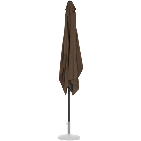Parasol ogrodowy prostokątny uchylny z korbką 200 x 300 cm brązowy 7 10250585 5
