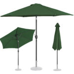 10250586 parasol ogrodowy tarasowy okragly uchylny z korbka sr 270 cm kremowy ean 4062859088758 hurtownia sklep