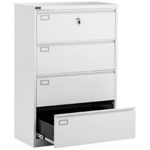Szafa kartotekowa biurowa metalowa do kartotek dokumentów A4/F4 4 szuflady 4 Szafa kartotekowa biurowa metalowa do kartotek dokumentów A4/F4 4 szuflady - obrazek 1