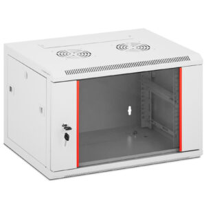 Szafa RACK serwerowa krosownicza wisząca 19'' 6U IP20 do 75 kg 54x40x35 cm 8 Szafa RACK serwerowa krosownicza wisząca 19'' 6U IP20 do 75 kg 54x40x35 cm - obrazek 2