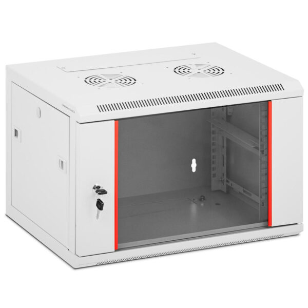 Szafa RACK serwerowa krosownicza wisząca 19'' 6U IP20 do 75 kg 54x40x35 cm 1 10260029 1