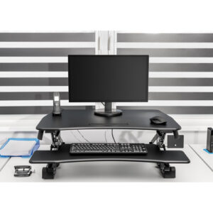 Podstawka stolik stacja robocza pod monitor laptopa regulowana 165-415 mm do 15 kg 11 Podstawka stolik stacja robocza pod monitor laptopa regulowana 165-415 mm do 15 kg - obrazek 5