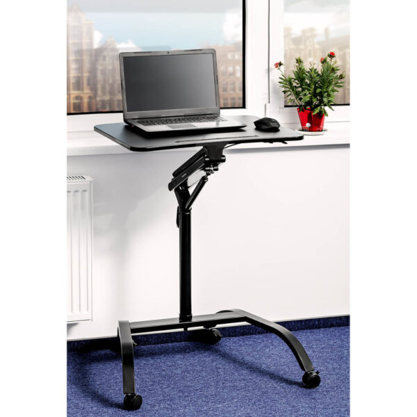 Stolik stojak pod laptopa mobilny na kółkach regulowany wys. 85-116 cm do 10 kg 4 10260066 4