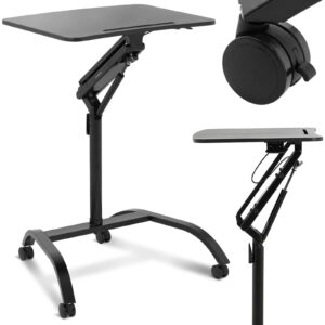 Stolik stojak pod laptopa mobilny na kółkach regulowany wys. 85-116 cm do 10 kg 8 Stolik stojak pod laptopa mobilny na kółkach regulowany wys. 85-116 cm do 10 kg - obrazek 1