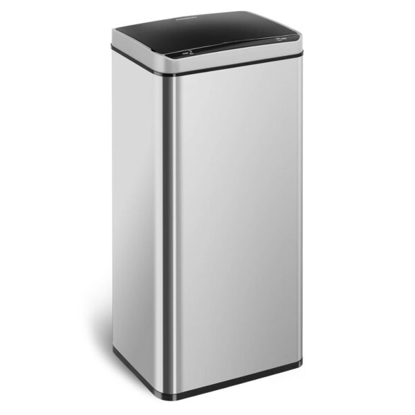 Kosz na śmieci automatyczny bezdotykowy z czujnikiem ruchu zasięg 20 cm 80 l 1 10260104 1