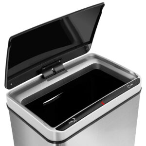 Kosz na śmieci automatyczny bezdotykowy z czujnikiem ruchu zasięg 20 cm 80 l 9 Kosz na śmieci automatyczny bezdotykowy z czujnikiem ruchu zasięg 20 cm 80 l - obrazek 3