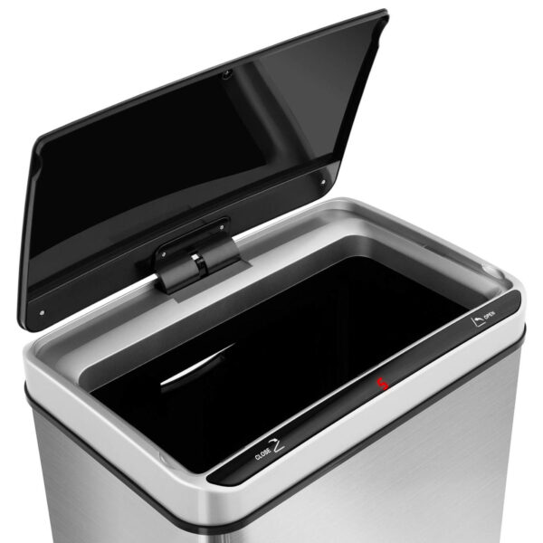 Kosz na śmieci automatyczny bezdotykowy z czujnikiem ruchu zasięg 20 cm 80 l 2 10260104 2