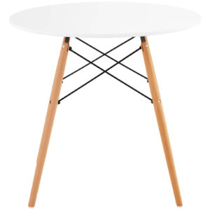 Stolik stół skandynawski do salonu biura nowoczesny okrągły śr. 80 cm wys. 74 cm 9 Stolik stół skandynawski do salonu biura nowoczesny okrągły śr. 80 cm wys. 74 cm - obrazek 5