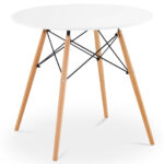 10260124 stolik stol skandynawski do salonu biura nowoczesny okragly sr 80 cm wys 74 cm ean 4062859000194 hurtownia zielona gora