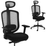 10260148 krzeslo fotel biurowy ergonomiczny z oparciem siatkowym i zaglowkiem maks 150 kg ean 4062859002839 hurtownia zielona gora