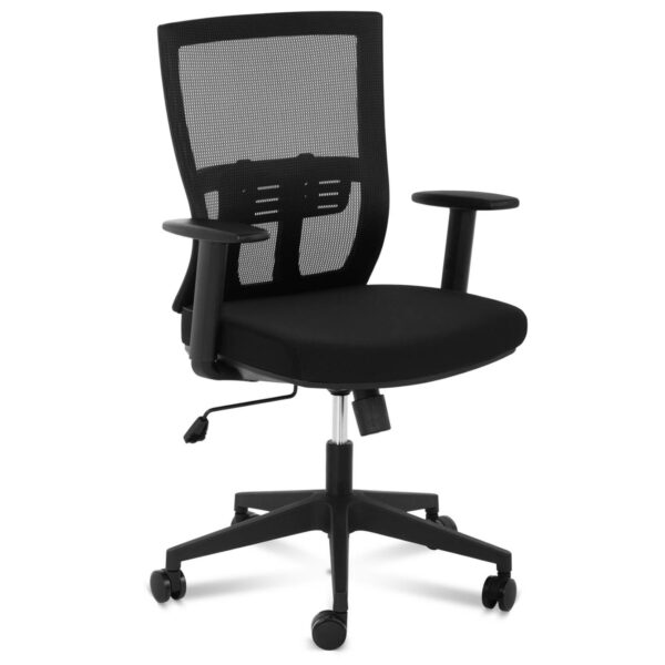Krzesło fotel biurowy ergonomiczny z oparciem siatkowym i podparciem lędźwi maks. 150 kg 1 10260151 1