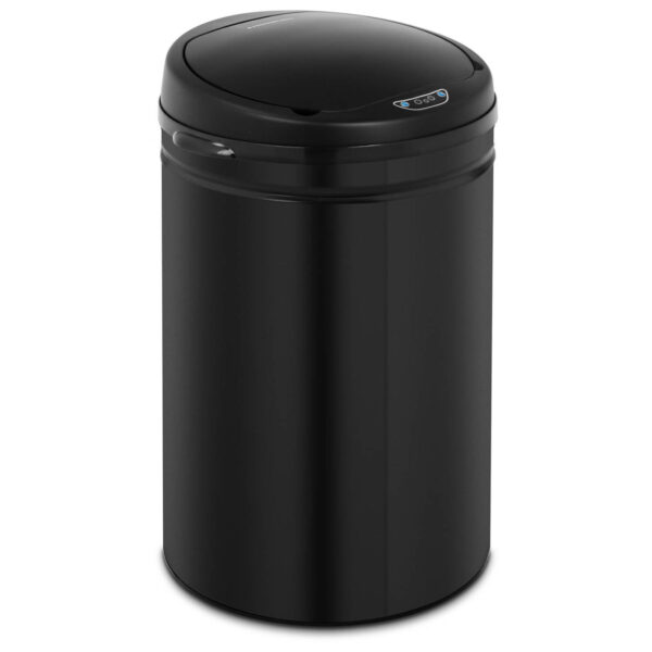 Kosz na śmieci automatyczny bezdotykowy z pojemnikiem i czujnikiem ruchu zasięg 30 cm 30 l CZARNY 1 10260193 1