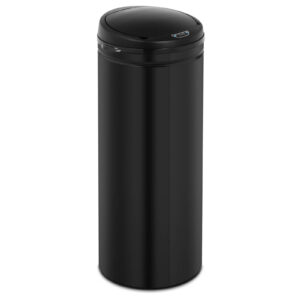 Kosz na śmieci automatyczny bezdotykowy z pojemnikiem i czujnikiem ruchu zasięg 30 cm 50 l CZARNY 6 Kosz na śmieci automatyczny bezdotykowy z pojemnikiem i czujnikiem ruchu zasięg 30 cm 50 l CZARNY - obrazek 2
