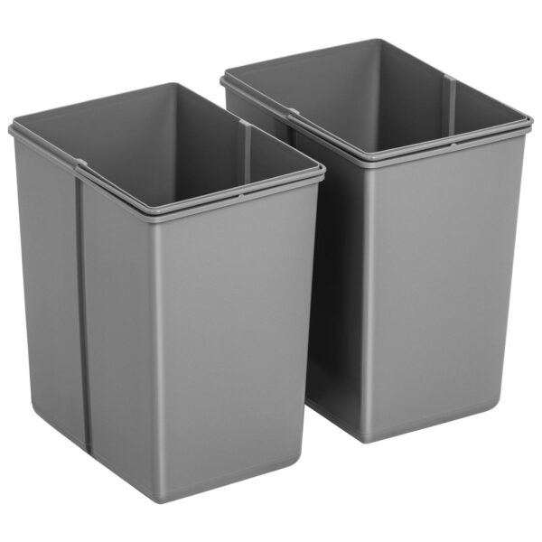 Kosz pojemnik na śmieci odpadki do zabudowy w szafce wysuwany podwójny 2x 20 l 3 10260200 3