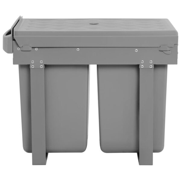 Kosz pojemnik na śmieci odpadki do zabudowy w szafce wysuwany podwójny 2x 20 l 6 10260200 6