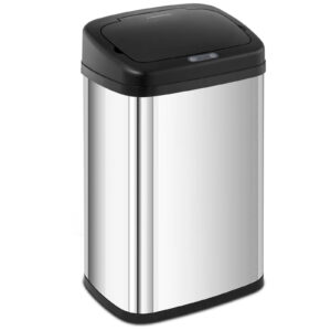 Kosz na śmieci automatyczny bezdotykowy prostokątny z czujnikiem ruchu 30 cm 30 l 6 Kosz na śmieci automatyczny bezdotykowy prostokątny z czujnikiem ruchu 30 cm 30 l - obrazek 2