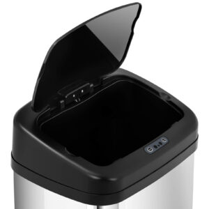 Kosz na śmieci automatyczny bezdotykowy prostokątny z czujnikiem ruchu 30 cm 30 l 7 Kosz na śmieci automatyczny bezdotykowy prostokątny z czujnikiem ruchu 30 cm 30 l - obrazek 3
