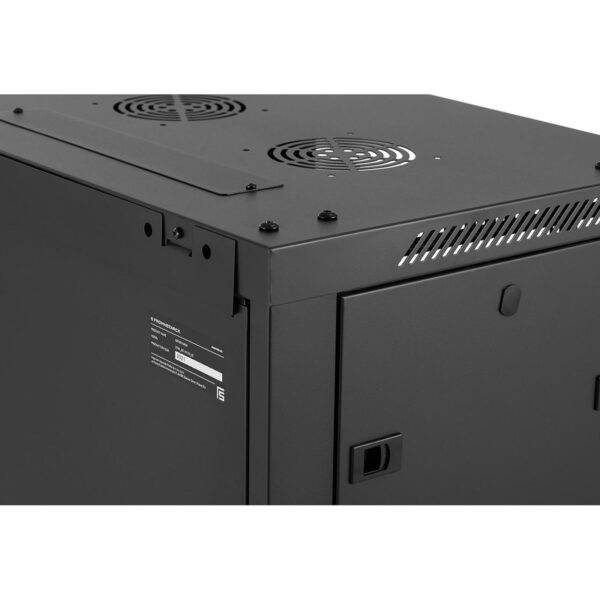 Szafa RACK serwerowa instalacyjna wisząca 19'' 15U IP20 do 60 kg 60x45x87 cm CZARNA 4 10260261 4