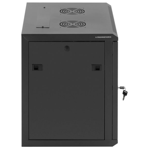 Szafa RACK serwerowa sieciowa wisząca 19'' 9U IP20 do 60 kg 54x39x49 cm CZARNA 3 10260262 3