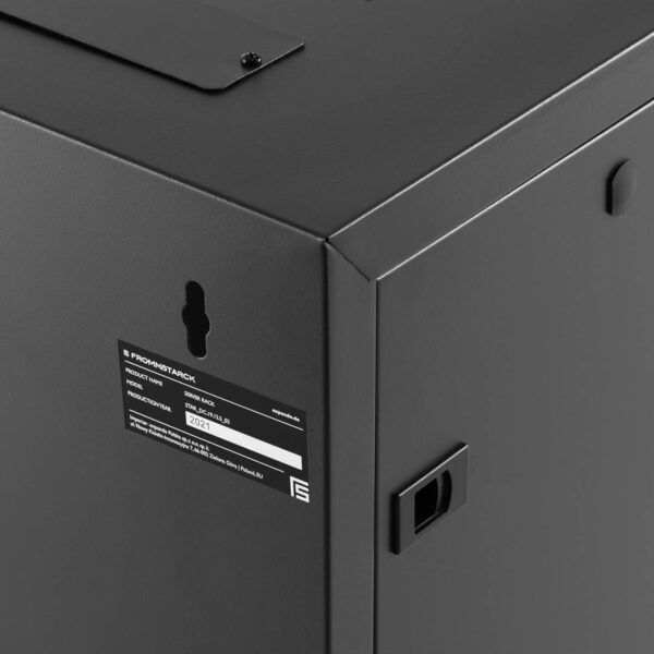 Szafa RACK serwerowa sieciowa wisząca 19'' 12U IP20 do 60 kg 54x39x62 cm CZARNA 2 10260264 2
