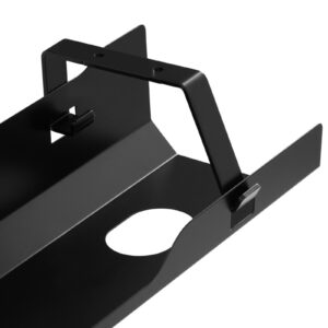 Półka maskownica organizer na kable pod biurko 600x135x108 mm CZARNA 7 Półka maskownica organizer na kable pod biurko 600x135x108 mm CZARNA - obrazek 3