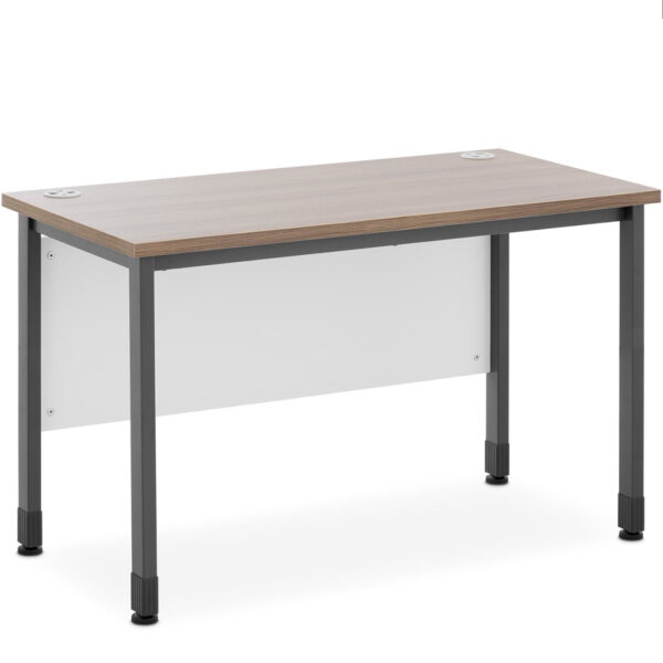 Biurko komputerowe rustykalne industrialne loftowe do biura domu 120x60 cm brązowo-szare 1 10260317 1