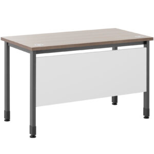 Biurko komputerowe rustykalne industrialne loftowe do biura domu 120x60 cm brązowo-szare 14 Biurko komputerowe rustykalne industrialne loftowe do biura domu 120x60 cm brązowo-szare - obrazek 7