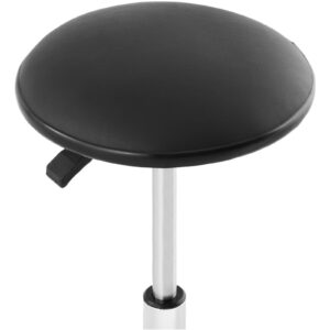 Taboret krzesło robocze warsztatowe z podnóżkiem 120 kg 530-800 mm czarne 8 Taboret krzesło robocze warsztatowe z podnóżkiem 120 kg 530-800 mm czarne - obrazek 3