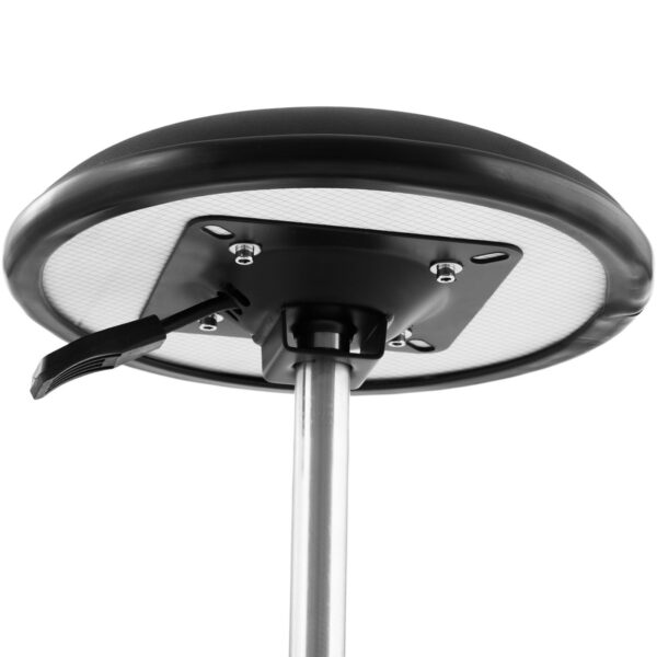 Taboret krzesło robocze warsztatowe z podnóżkiem 120 kg 530-800 mm czarne 4 10260334 4