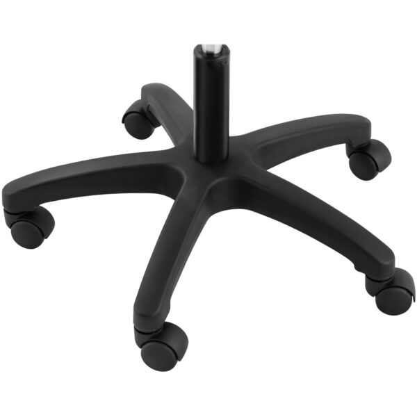 Krzesło robocze warsztatowe z oparciem do 120 kg 450-590 mm czarne 3 10260335 3