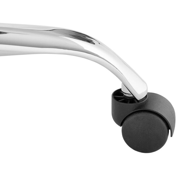 Krzesło robocze warsztatowe z oparciem CHROM do 120 kg 450-585 mm czarne 2 10260336 2