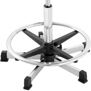 Krzesło robocze warsztatowe z oparciem podnóżkiem ze sklejki CHROM do 120 kg 550-800 mm 9 Krzesło robocze warsztatowe z oparciem podnóżkiem ze sklejki CHROM do 120 kg 550-800 mm - obrazek 4