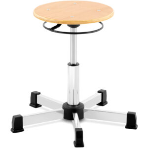 Taboret krzesło robocze warsztatowe ze sklejki CHROM do 120 kg 350-485 mm 7 Taboret krzesło robocze warsztatowe ze sklejki CHROM do 120 kg 350-485 mm - obrazek 2