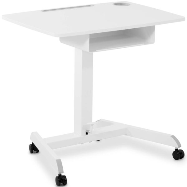 Stolik stojak pod laptopa odchylany regulowany z półką 80 x 56 cm 760 - 1130 mm 1 10260362 1