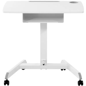 Stolik stojak pod laptopa odchylany regulowany z półką 80 x 56 cm 760 - 1130 mm 13 Stolik stojak pod laptopa odchylany regulowany z półką 80 x 56 cm 760 - 1130 mm - obrazek 3