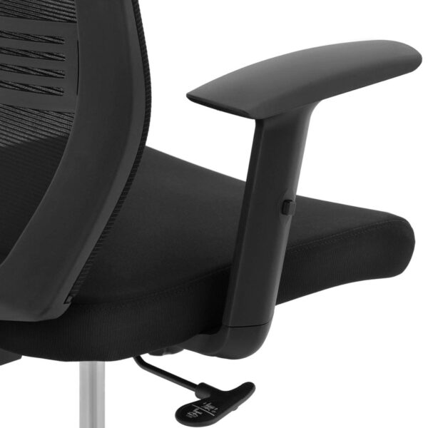 Krzesło fotel biurowy ergonomiczny z oparciem siatkowym zagłówkiem i wieszakiem wys. 40-50 cm 3 10260376 3