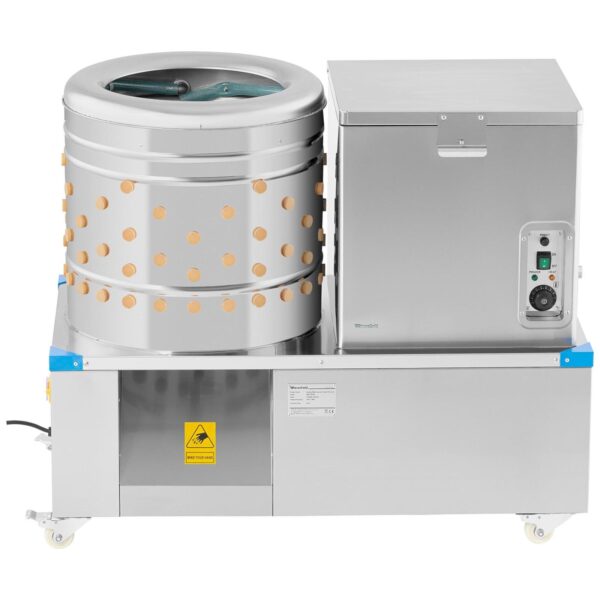 Skubarka oparzalnik do drobiu kurczaków indyków 2w1 bęben śr. 50 cm 55 l 1.5 kW 4 10280049 4